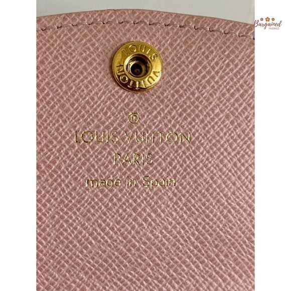 Authentic Louis Vuitton Damier Azur Coated Canvas Leather Rosalie Coin Purse - Picture 8 of 12